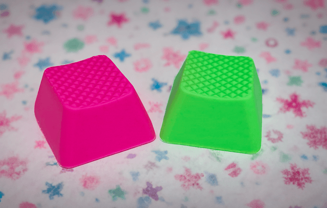 black keypad yellow background