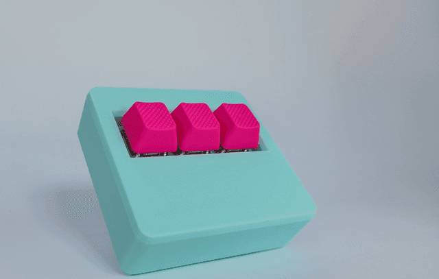 black keypad yellow background